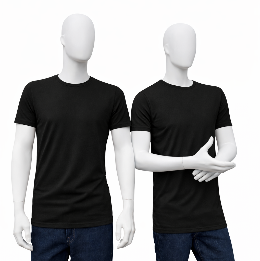 RELAKZ | LENZING MODAL | T-shirt Round Neck - Extra Lang (2-pack)