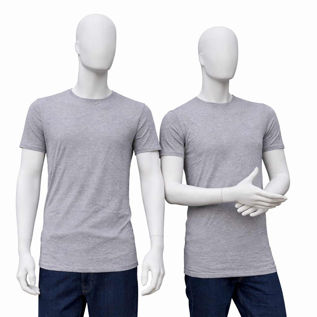 RELAKZ | ORGANISCH KATOEN | T-shirt Round Neck - Extra Lang (2-pack)