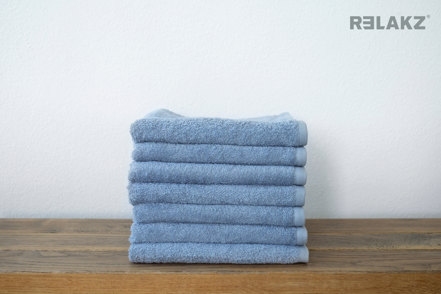 RELAKZ basics | BASIC COTTON | 550 gsm | Handdoek 50 x 100 cm (7-pack)