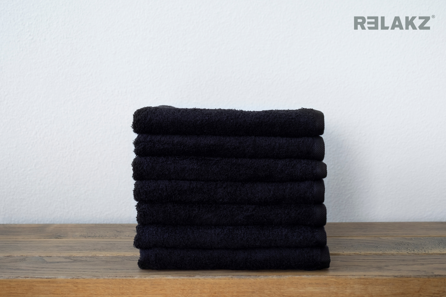 RELAKZ basics | BASIC COTTON | 550 gsm | Handdoek 50 x 100 cm (7-pack)