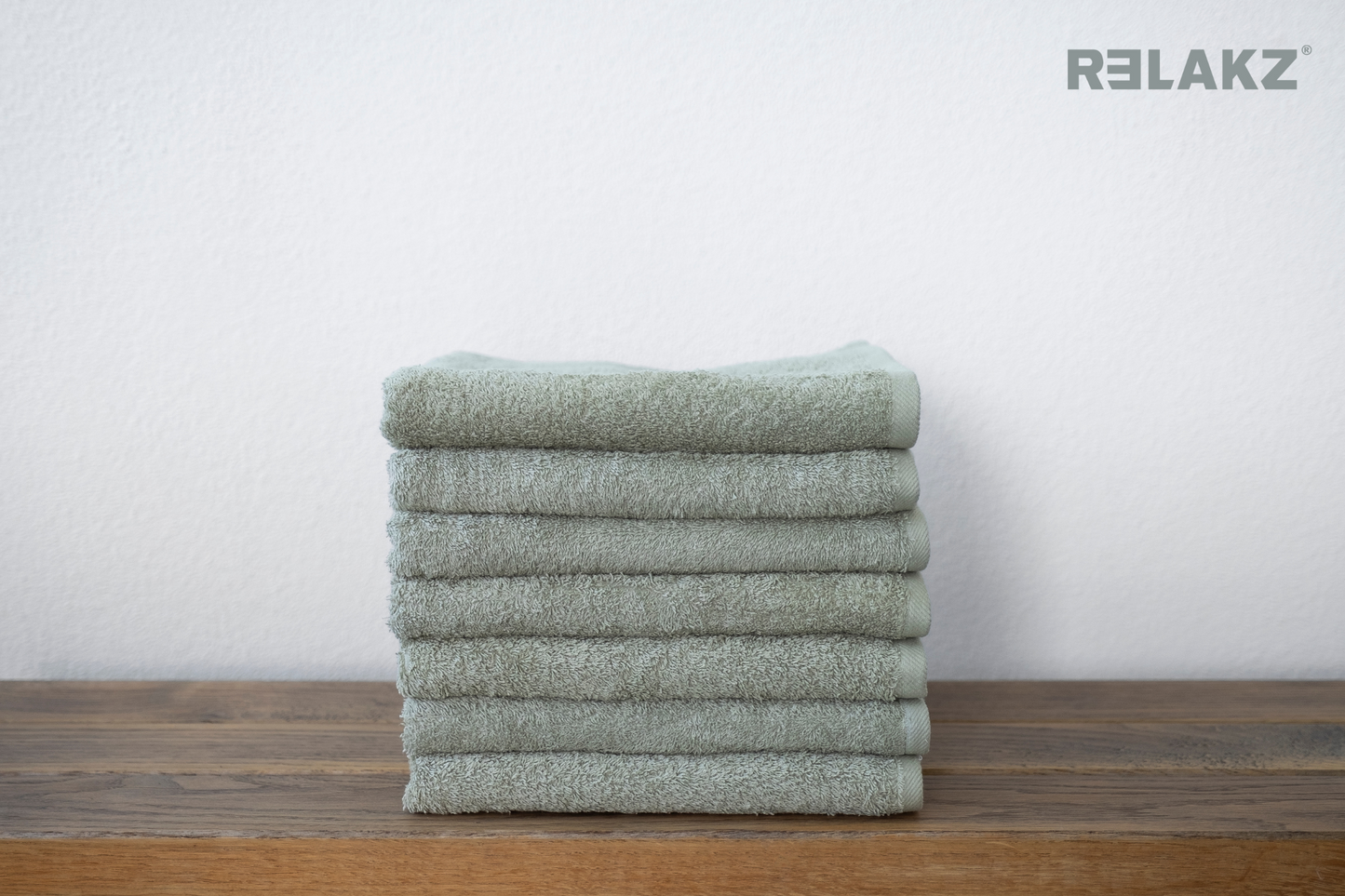 RELAKZ basics | BASIC COTTON | 550 gsm | Handdoek 50 x 100 cm (7-pack)