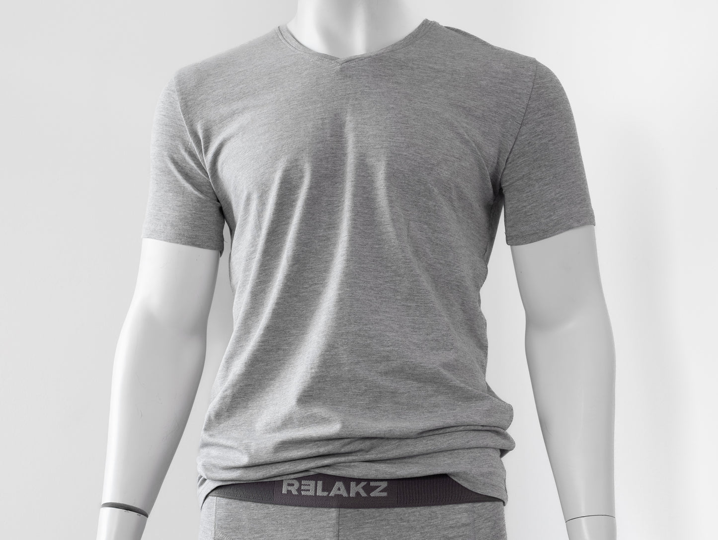 BAMBOO COTTON | T-shirt V-neck - Extra Long (2-pack)