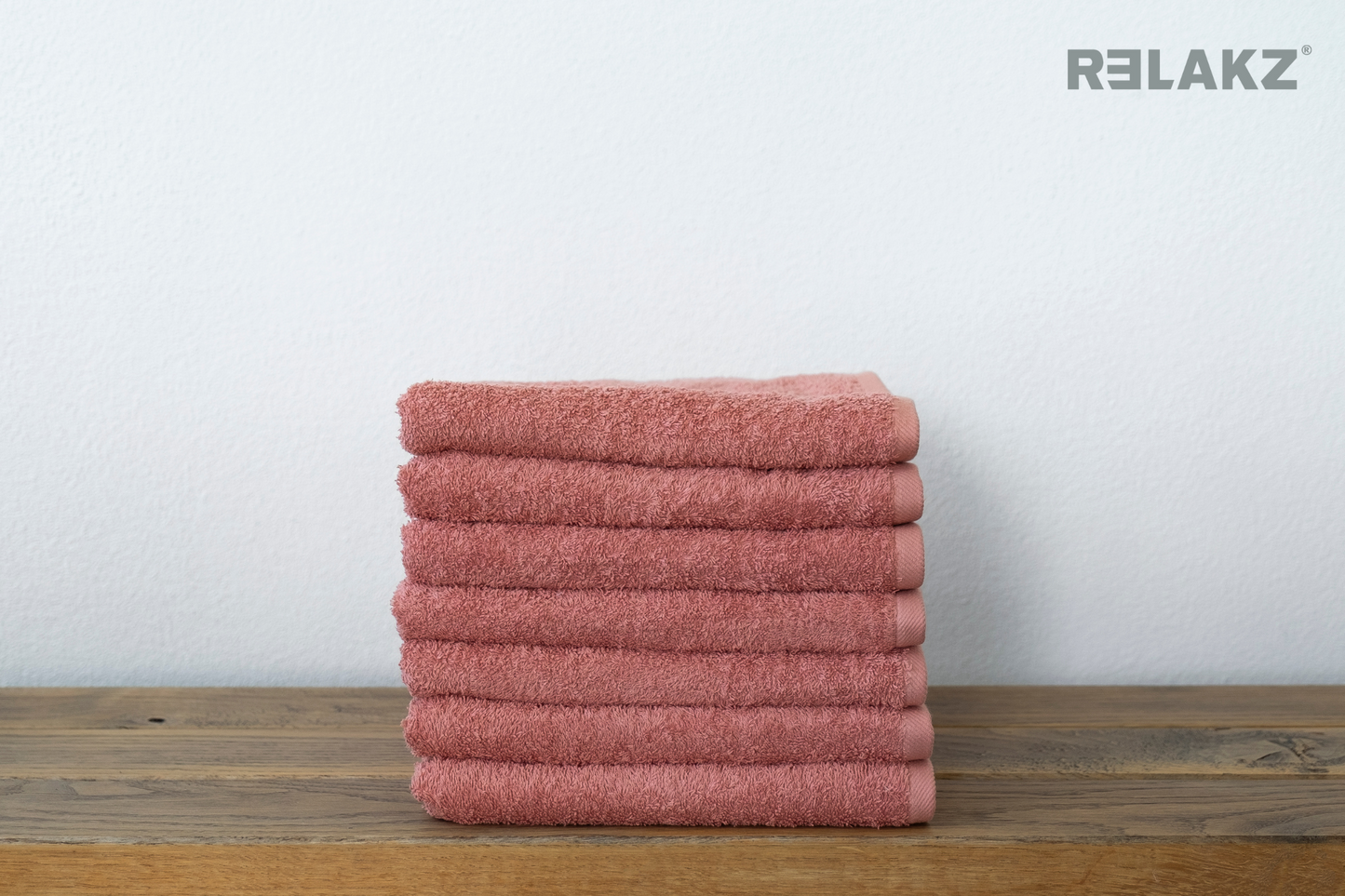 RELAKZ basics | BASIC COTTON | 550 gsm | Handdoek 50 x 100 cm (7-pack)