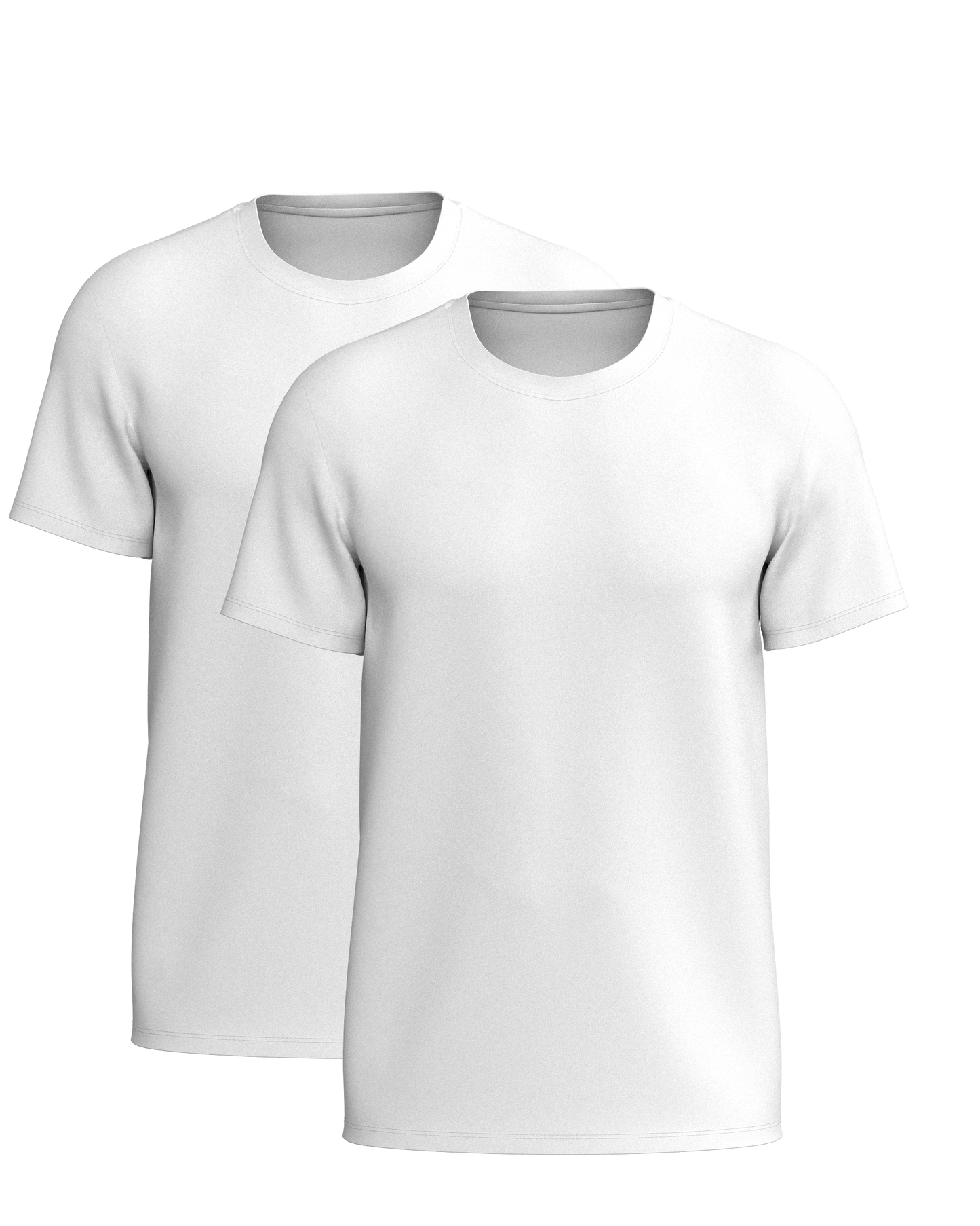 ORGANIC COTTON | T-shirt Round Neck - Extra Long (2-pack)
