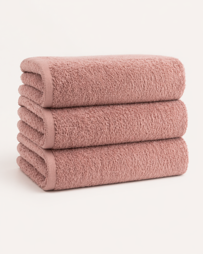 Basic Katoen - Badgoed - 550 GSM - Mellow Rose