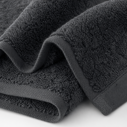Basic Katoen - badgoed - 550 GSM - Steel Grey
