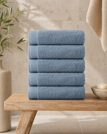 Luxe Katoen - Badgoed - 700 GSM-  Airy Blue