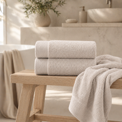 Luxe Katoen - Badgoed - 700 GSM -  Shell Beige