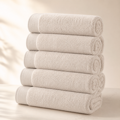 Luxe Katoen - Badgoed - 700 GSM -  Shell Beige