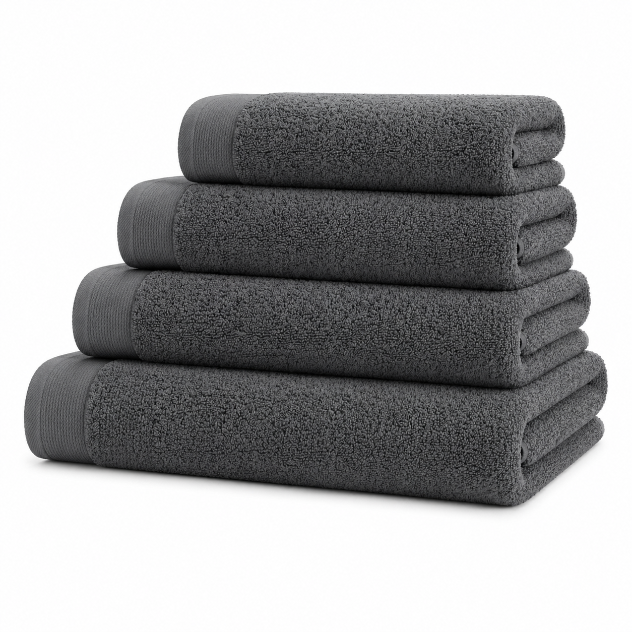 Luxe Katoen - Badgoed - 700 GSM -  Steel Grey