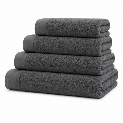 Luxe Katoen - Badgoed - 700 GSM -  Steel Grey
