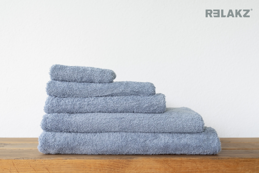 BASIC KATOEN | 550 gsm | Handdoek | Airy Blue