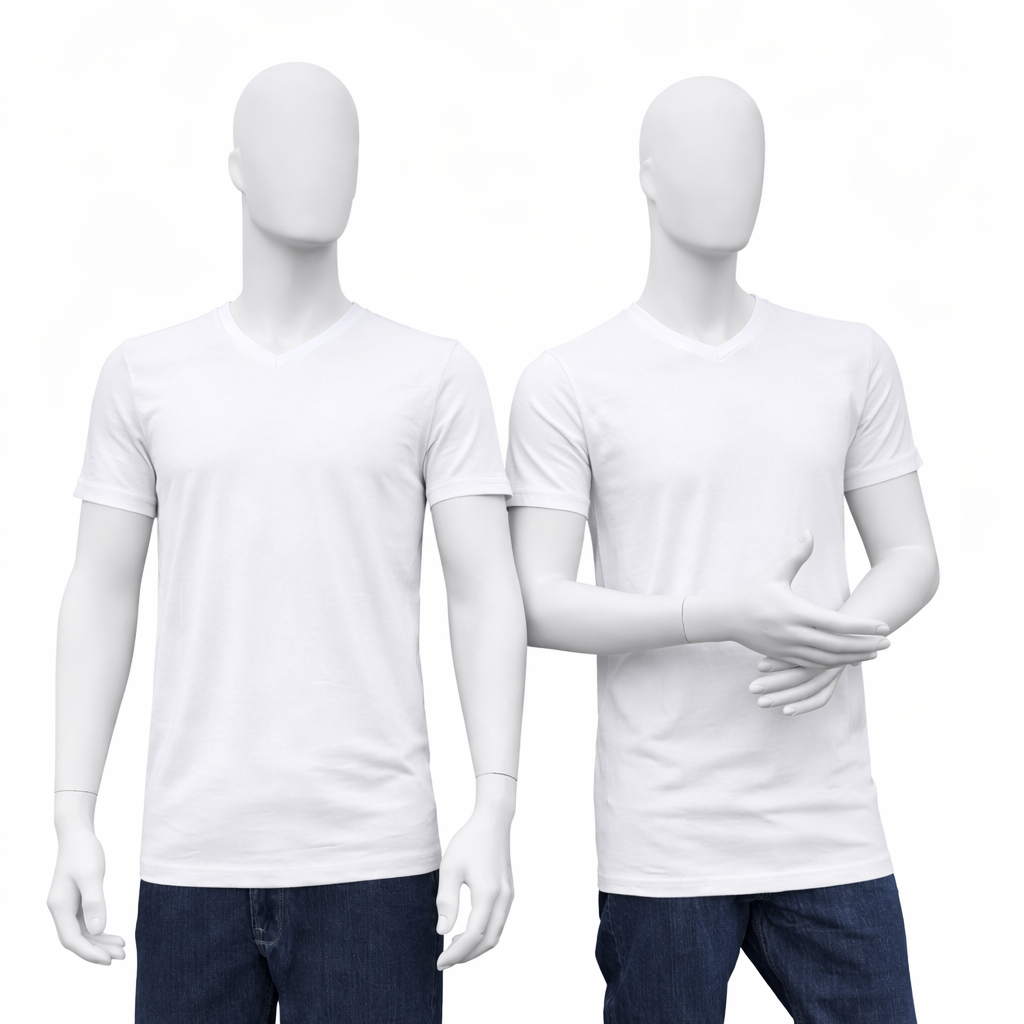 RELAKZ | BAMBOE KATOEN | T-shirt V-neck (2-pack)