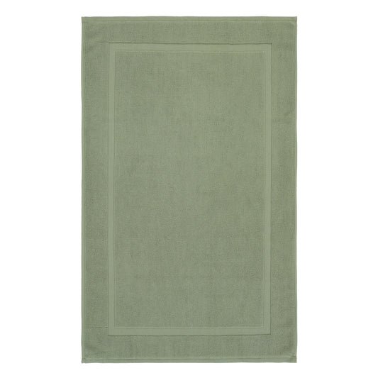 KATOEN | 1200 gsm | Badmat 60 x 100 cm | Fog Green