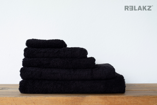 BASIC KATOEN | 550 gsm | Handdoek | Black