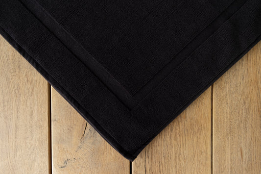 RELAKZ | KATOEN | 1200 gsm | Badmat 60 x 100 cm | Black