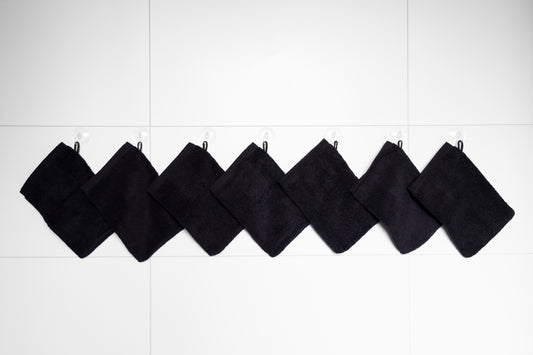 BASIC KATOEN | 550 gsm | Washand | Black