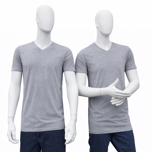 RELAKZ | ORGANISCH KATOEN | T-shirt V-neck (2-pack)