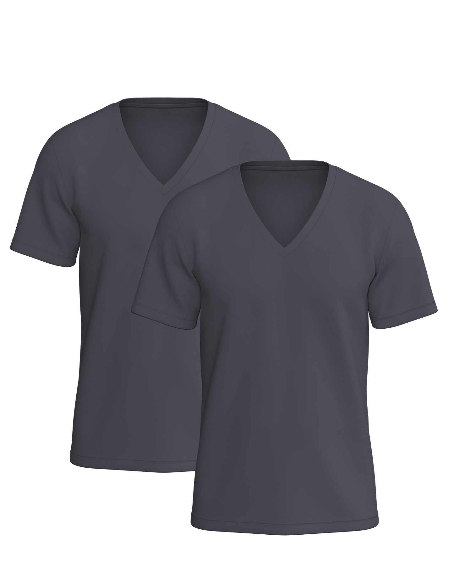 RELAKZ | BAMBOE KATOEN | T-shirt Deep V-neck (2-pack)