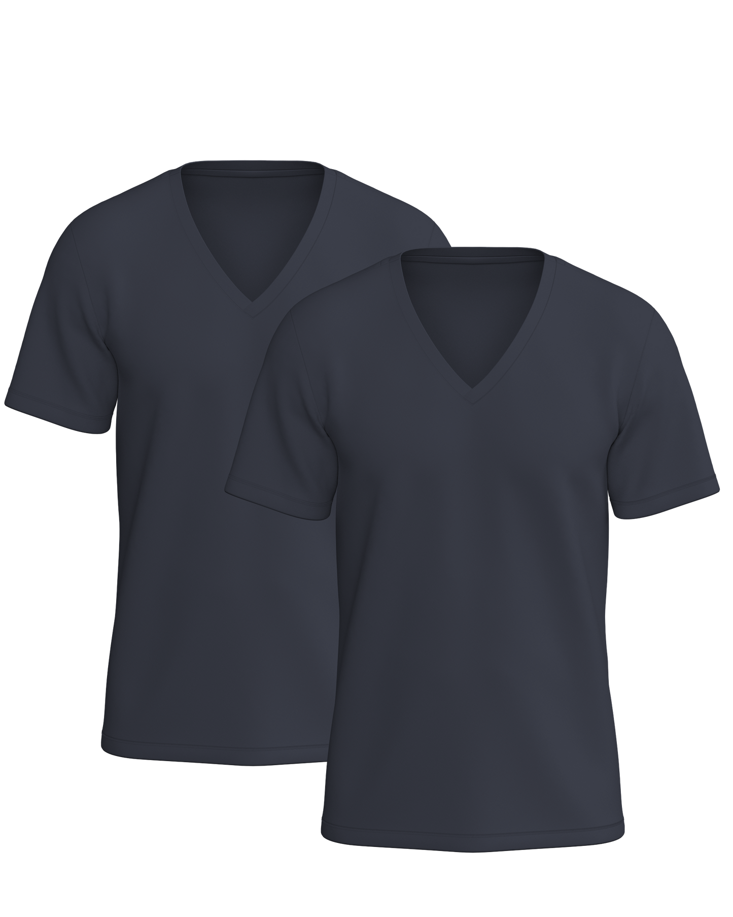 RELAKZ | BAMBOE KATOEN | T-shirt Deep V-neck (2-pack)