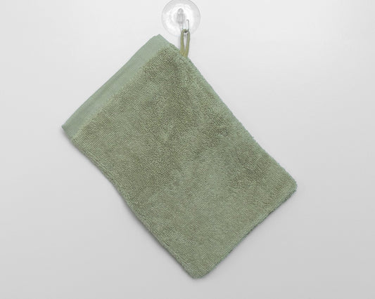 BASIC KATOEN | 550 gsm | Washand | Fog Green