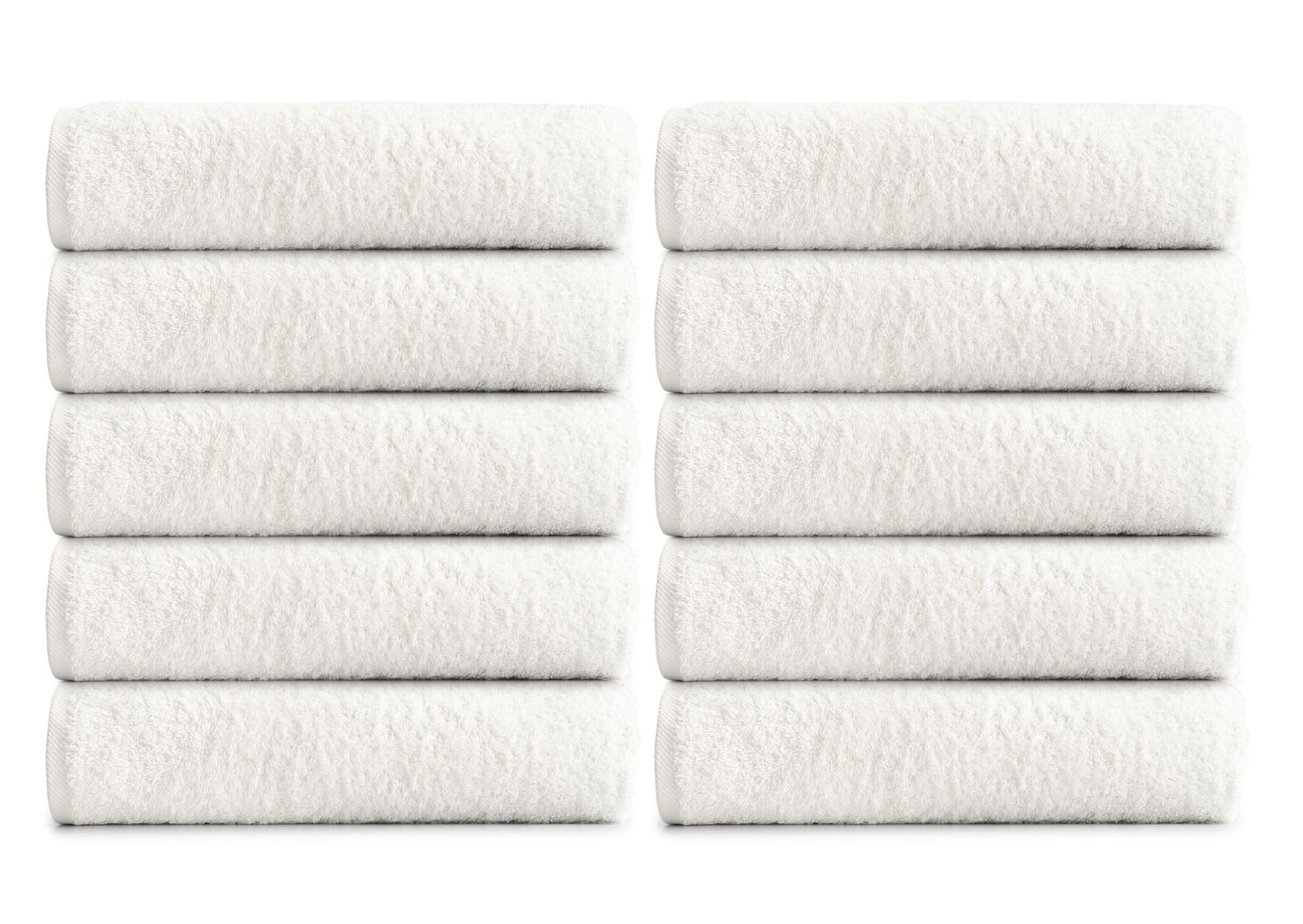 RELAKZ | GEKAMD KATOEN | Handdoek 50 x 100 cm (10-pack)