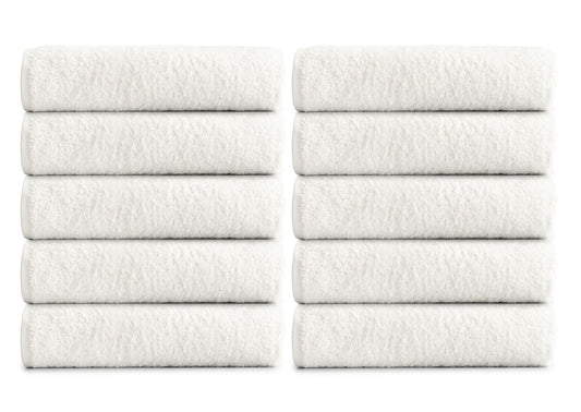 RELAKZ -Gekamd Katoen - Handdoek - 50 x 100 cm - (10-pack)