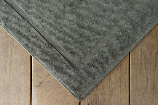 RELAKZ | KATOEN | 1200 gsm | Badmat 60 x 100 cm | Oil Green