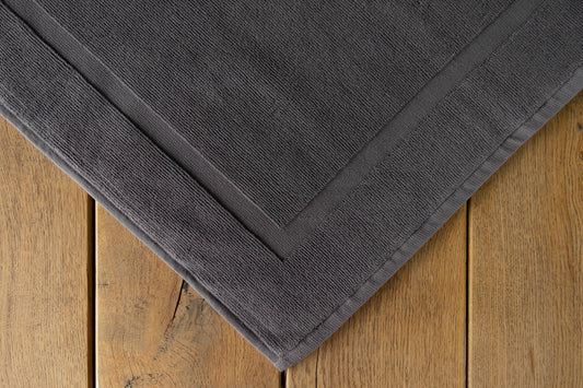 RELAKZ | KATOEN | 1200 gsm | Badmat 60 x 100 cm | Steel Grey