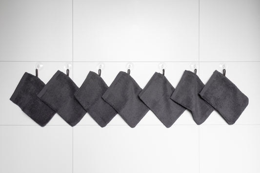 BASIC KATOEN | 550 gsm | Washand | Steel Grey