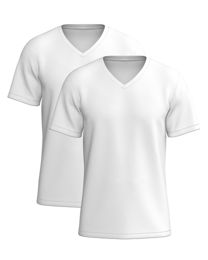 RELAKZ | ORGANISCH KATOEN | T-shirt V-neck (2-pack)