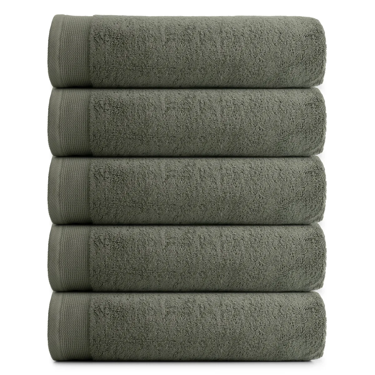 Luxe Katoen. Oil Green